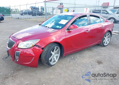 2013 Buick Regal Gs from USA, damaged, VIN 2G4GV5GV4D9145385